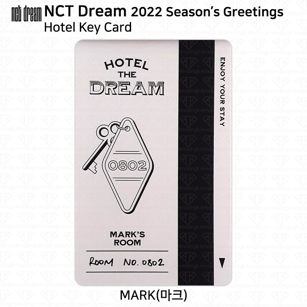 NCT Dream 2022 Season's Greetings Photocard Postcard Door Hanger