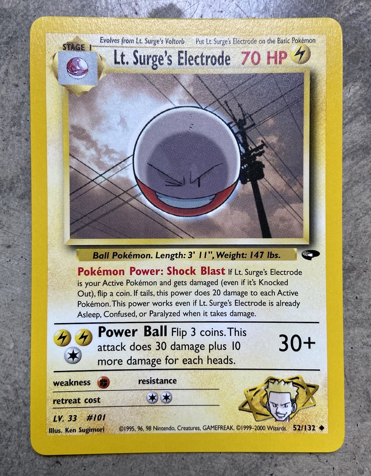 Lt. Surge’s Electrode 52/132 NM