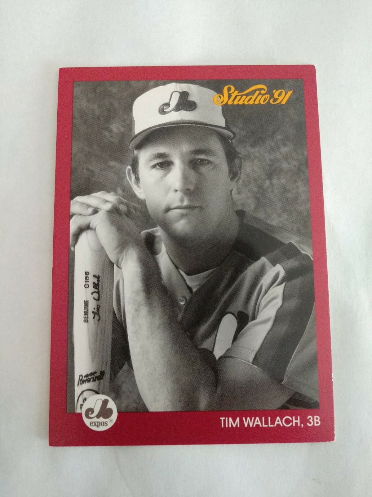 1991 Studio Montreal Expos Baseball Card #200 Tim Wallach