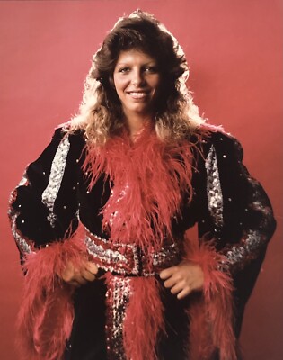 VINTAGE 80 s PRO WRESTLING PHOTOS BAMBI (in Robe) Selina Majors
