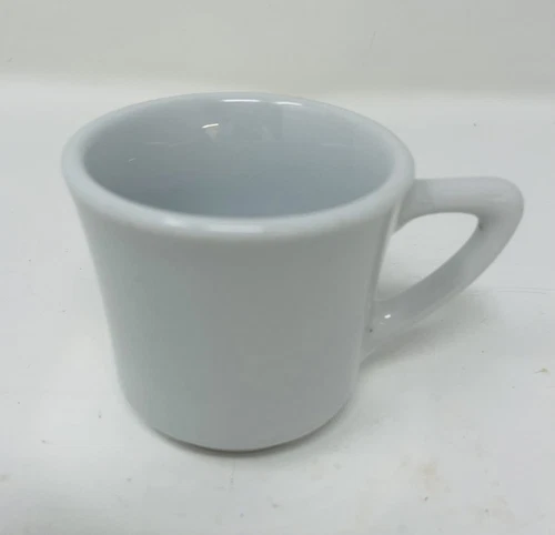 Vintage REGO Restaurant Ware Miniature 2.75”Diner Coffee Mug White