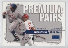 2000 Skybox Premium Pairs Horizontal Blue Foil Wilton Veras Chris Haas #246 0a1