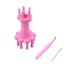 Plastic Wool Rope Knit Knitting Doll Dolly Craft Spool Kit for Loom Maker A