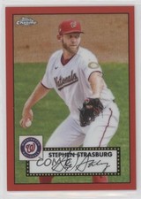 2021 Topps Chrome 1952 Redux Red Refractor 8/70 Stephen Strasburg #TC52-41 0t2