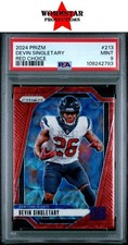 2024 Panini Prizm #213 Devin Singletary Red Choice PSA 9 .
