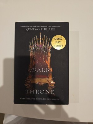One Dark Throne - Kendare Blake - Signed First Edition Hardcover