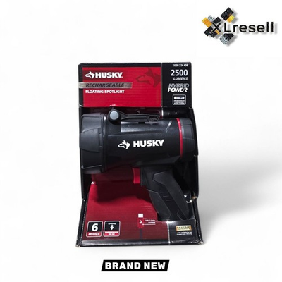 #ad Husky 2500 Lumens Dual Power Floating Rechargeable Spotlight NEW 1008 524 456 $49.90