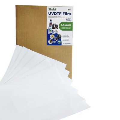 A3 11.8in x 16.5in UV DTF AB Film Printing & Transfer Crystal Label Sticker Film