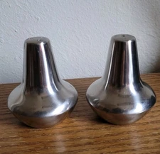 Danish MCM Salt/Pepper Shakers Selandia 452 Stainless Steel 18/8 Denmark VTG