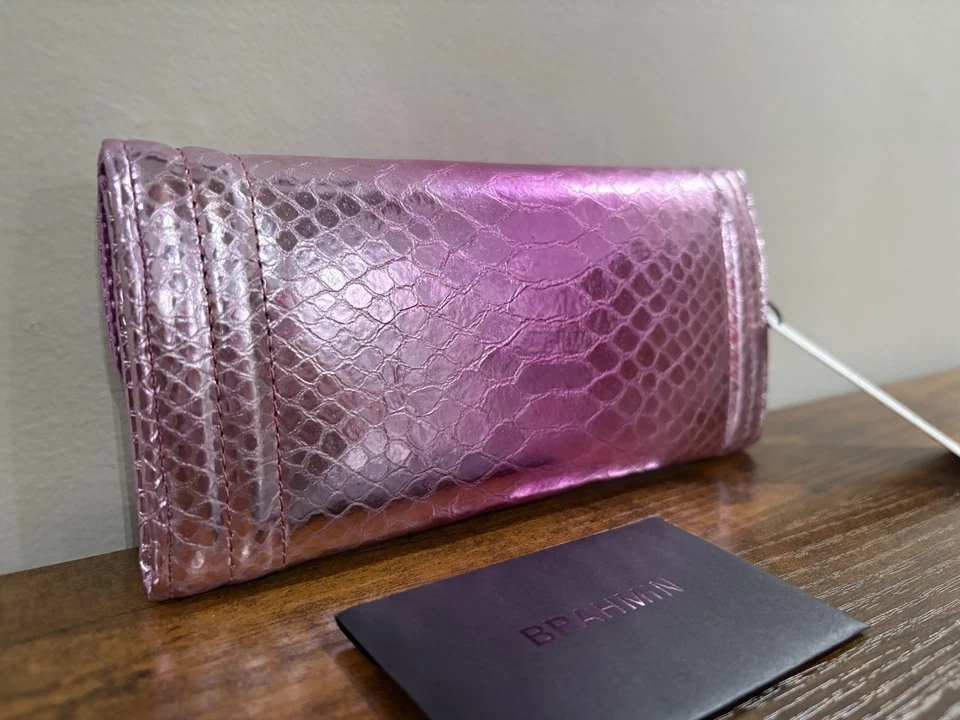 Brahmin Veronica Fold Wallet In Rose Water Akoni NWT - Image 4 of 4
