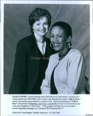 Blair Brown Toukie Smith Hosts Of Womens Show Talk It Over Tv Vintage Photo 8x10