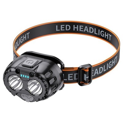 LED Stirnlampe Bewegungsmelder lange Abdr��ckfunktion 2x hellere LED Chips