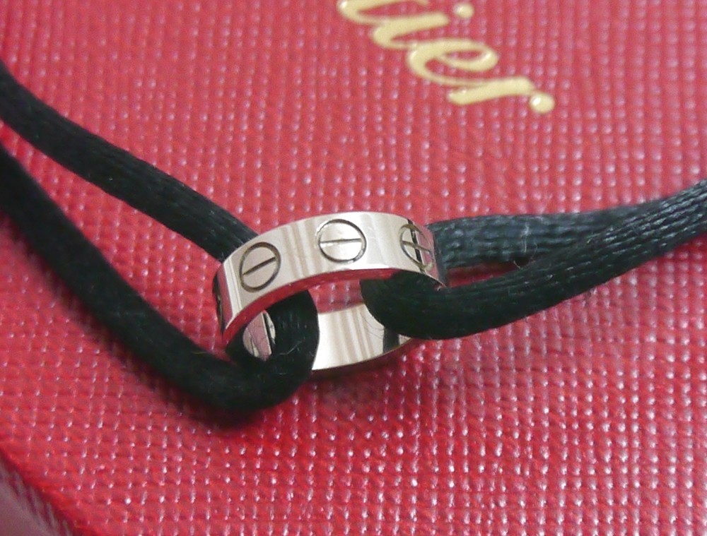 Authentic Cartier Bracelet string Love White Gold… - image 6
