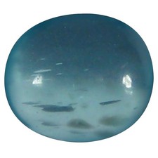 1.20 ct Oval Cabochon Shape 7 x 6 mm Brazilian Paraiba Blue Apatite Natural