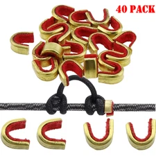 40Pcs String Nocking Points Bow String Buckle Clip for Compound and Recurve Bow