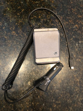 Motorola Roadster TZ710 Bluetooth In Car Speakerphone TESTED W/ Charger Manual
