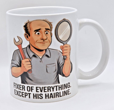 Tasse Bastler von allem außer seinem Haaransatz lustig Handwerker zum Selbermachen Papa Geschenk Witz Tasse