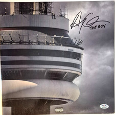 DRAKE SIGNED AUTOGRAPH VIEWS ALBUM W/ THE BOY INSCRIPTION AUBREY GRAHAM PSA COA
