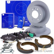 ATE BREMSSCHEIBEN +BEL&Auml;GE+KONTAKT+BACKEN HINTEN F&Uuml;R MERCEDES SPRINTER VW CRAFTER