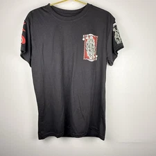 Fresh Laundry Men’s Black Tee Size Medium King Of Spades Short Sleeve Crewneck 