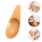 4 Pcs Milk Multi-function Teaspoon Wood Scoops Tiny