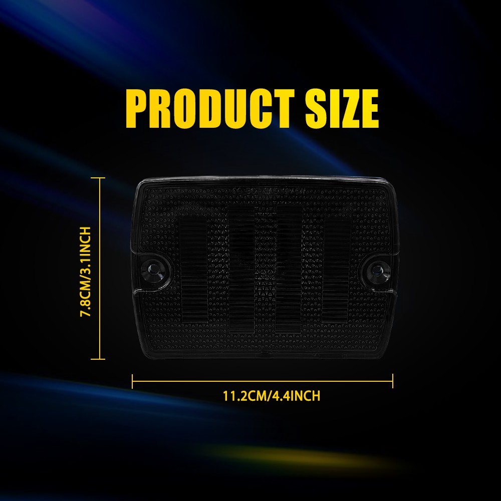 Fit Jeep Wrangler 87-95 Front YJ DRL Turn side Signal Lamps Light Smoked Lens thumbnail 3