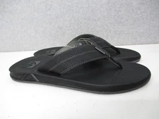 Reef Element TQT Sandals Black Thong Flip Flop Bottle Opener Mens Sz 13