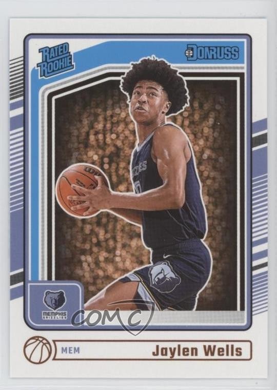 2024-25 Panini Donruss Rated Rookie Jaylen Wells #245 Rookie RC 12g7