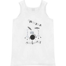 'Drumming Out The Music' Adult Vest / Tank Top AV050337
