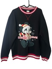 Disney Mickey Mouse Christmas Sweatshirt Walt Disney World Holiday Crewneck Sz M