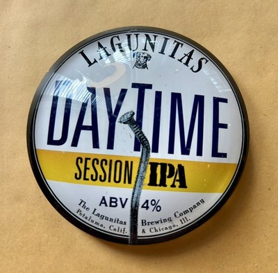 Lagunitas Tages IPA rund Fischauge Abzeichen Tbar Bier Pumpe Männerhöhle Pub Bar  