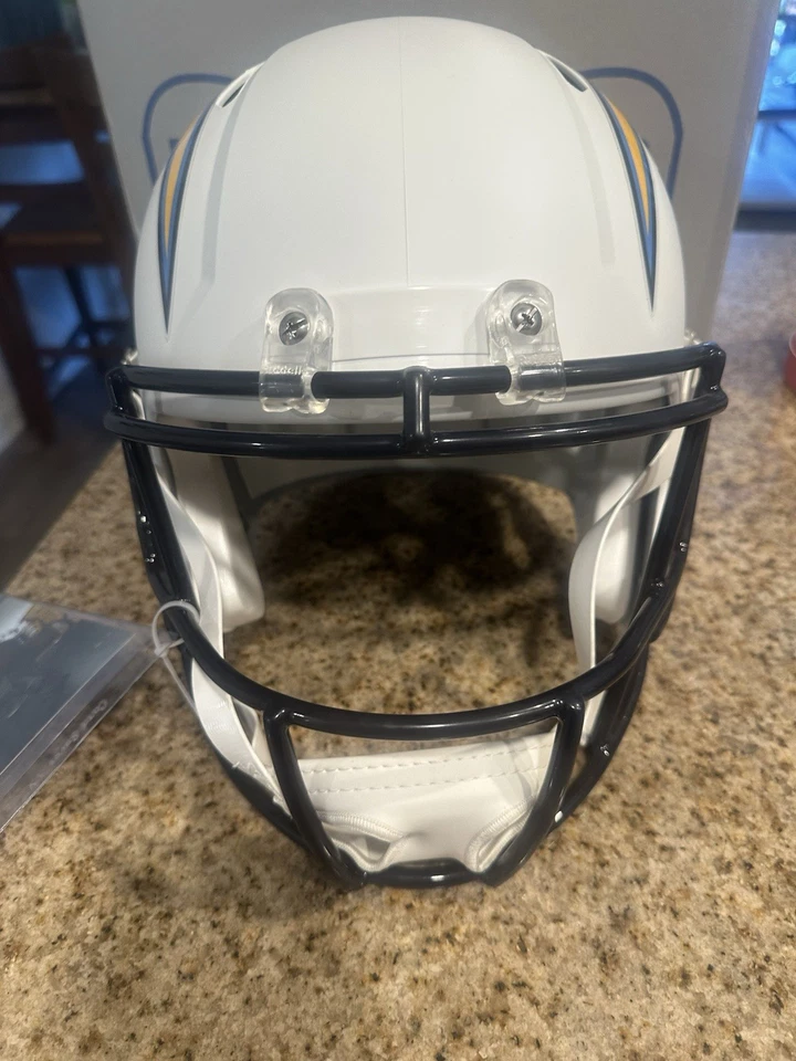 Shawne Merriman Los Angeles Chargers Autographed Full Size Replica Helmet COA - Image 4 of 4