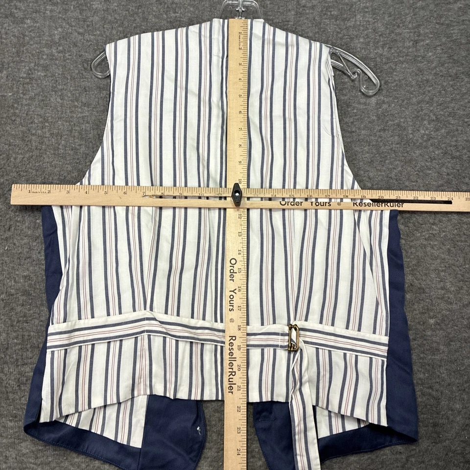 Chaleco Gap Vintage Mujer Mediano Elegante Preppy Rayas Espalda Foto 4 de 4