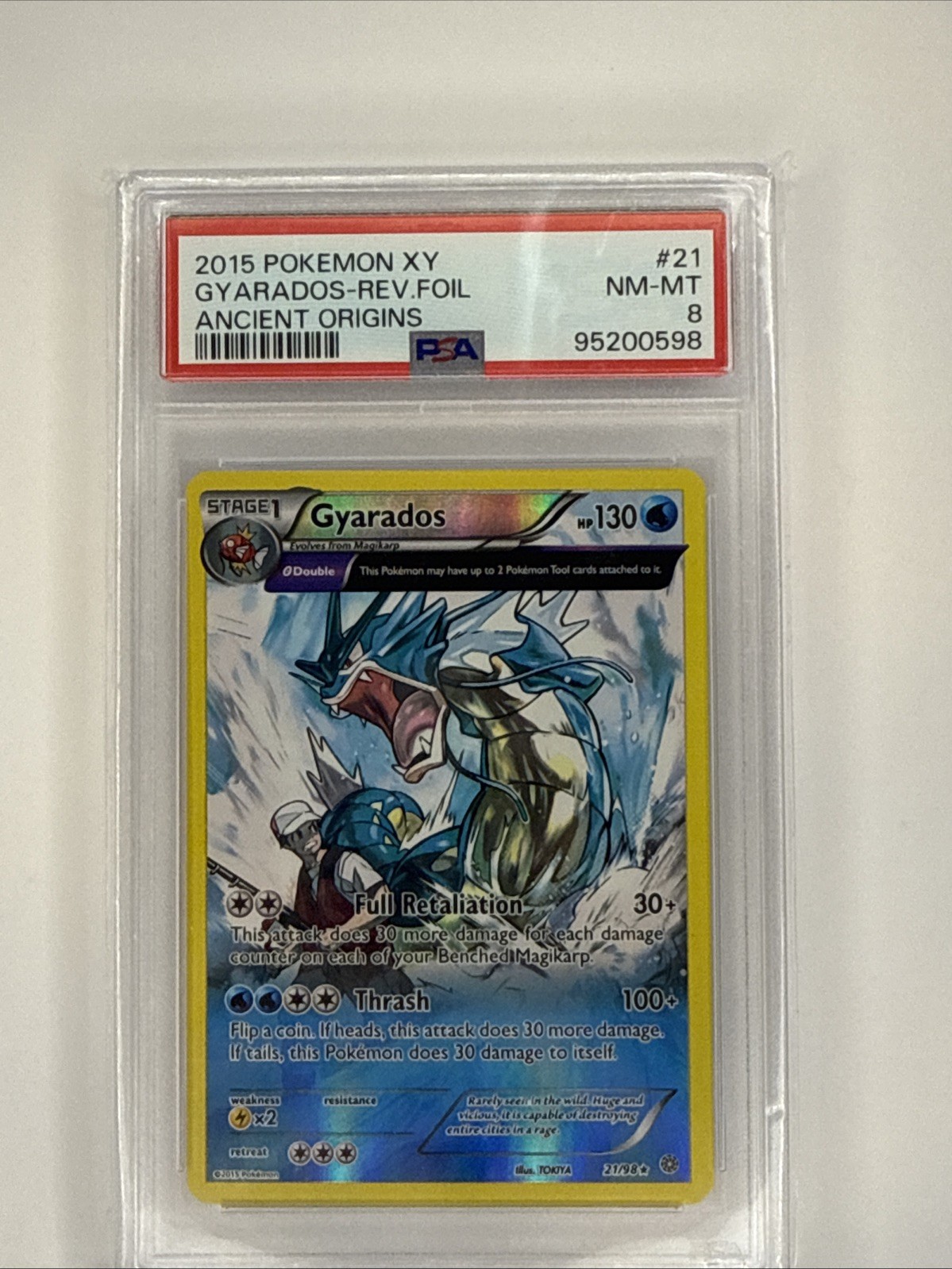 Gyarados 2015 XY: Ancient Origins #21/98 Reverse Holo Price Guide