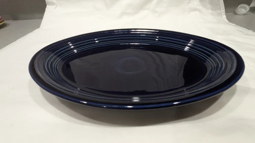 Fiesta Cobalt Blue 13 1/2 X 9 3/8 Inch Oval Platter FIESTAWARE Exc Cond