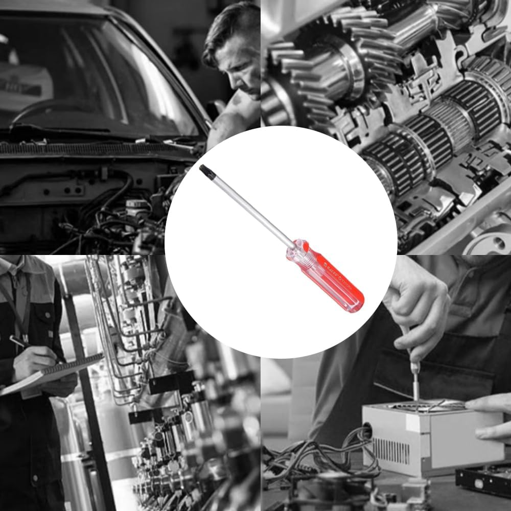 Produktbild von T25 X 100 Mm Torx-Sicherheitsschraubendreher Mit Loch – Manipulationssicher, Magnetisch, Für Haushaltsgeräte, Computer Und DIY-Reparaturen