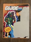 GI Joe 1991 Eco Warriors Toxo Viper Full Cardback Uncut File Card