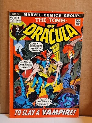 Tomb of Dracula #5 (Marvel Comics November 1972)