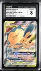 Eevee & Snorlax Gx SM169 Tag Team Promo Pokemon CGC 8 Nm/mint *008