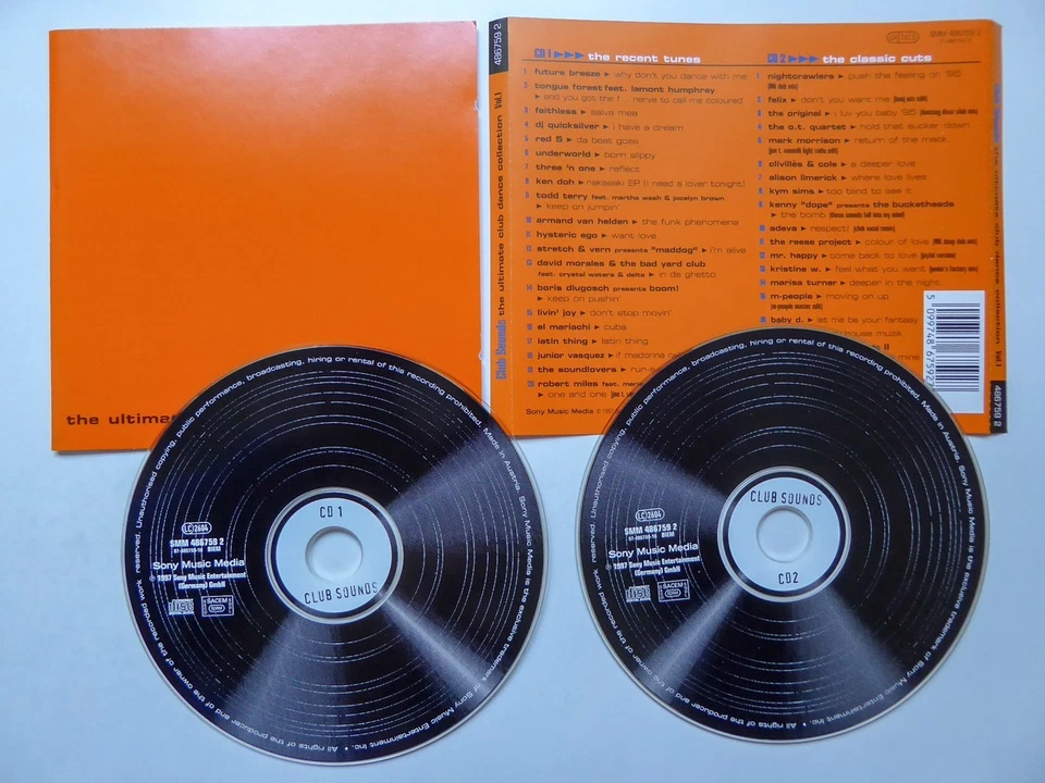 VARIOUS club sounds volume 1 VG/VG (2CD, Electronic, Sony Music Media) - Bild 1 von 1