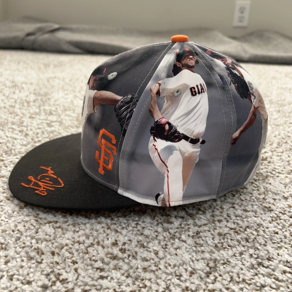 Gorra gorra de los Gigantes de San Francisco espalda a presión MLB béisbol Madison Bumgarner deportes Foto 2 de 4