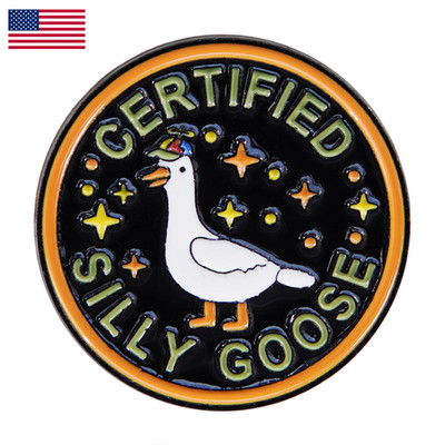 Tungminj Funny Enamel Pins Cute Goose Pins For Backpack Hat Bags Jacket Coat