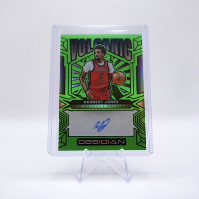   Herbert Jones 2024-25 Obsidian Volcanic Jersey # Match 2/25 GREEN FLOOD
