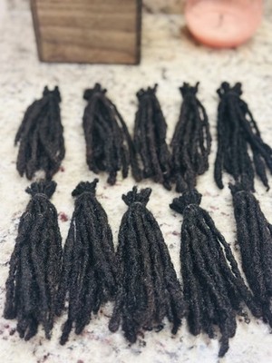 100% Naturally Grown Human Hair DreadLocks 100 strands.