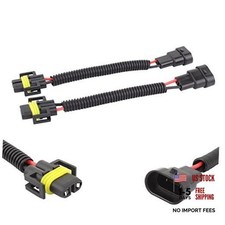 9006 9005 to H11 H8 Retrofit Wiring Harness for Light Bulb Lamp Connector