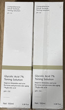 Glycolic Acid 7% Toning Solution 240ml 8.44 fl oz Blemishes and Acne - 2 Pack