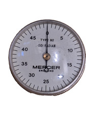 Unusual Mercer 92 DTI 0.001 Radian 0.12" Travel 1.37" Dial Rear Plunger