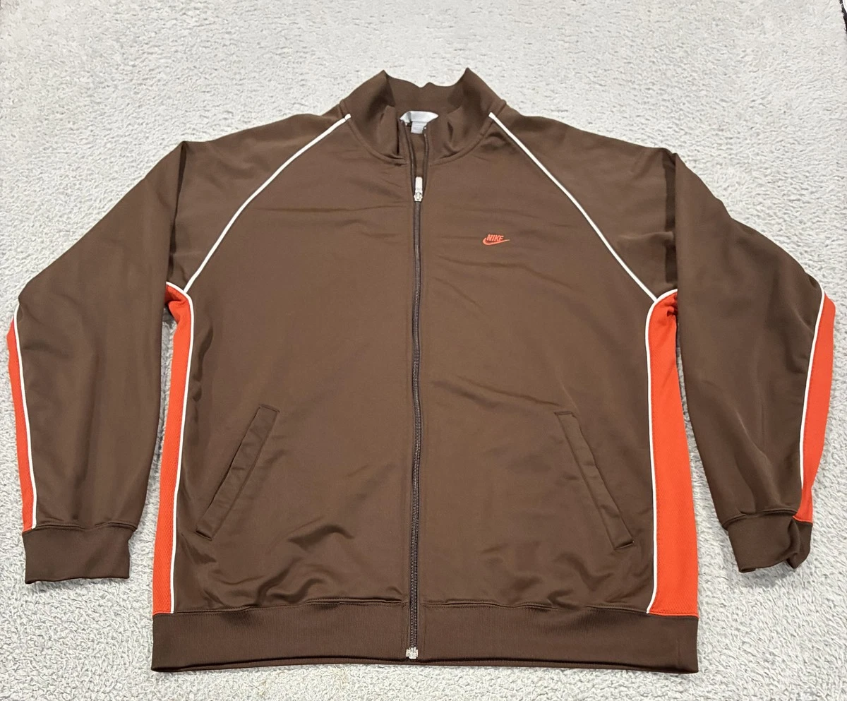 25+ Track Jacket Brown Full Zip Men's Activewear for sale
