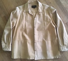 Vintage Golden Bear San Francisco Womens Jacket XL Soft Brown Suede Leather USA