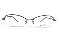 Vera Wang V30 GM Eyeglasses Frames Grey Round Cat Eye Half Rim 52-15-140